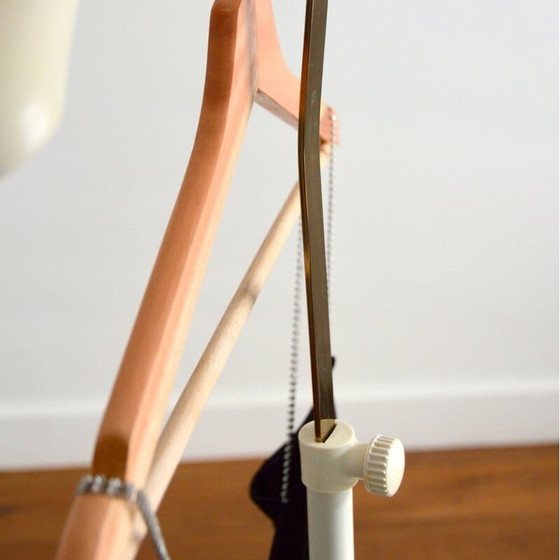 Image 1 of Valet vintage con portagioie in legno e ottone, anni '60