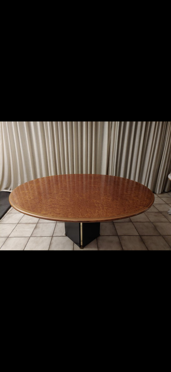 Image 1 of Maxalto Artona oval table design by Afra & Tobia Scarpa