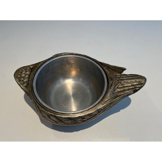 Image 1 of Vintage silver-plated duck ice bucket by Mauro Manetti