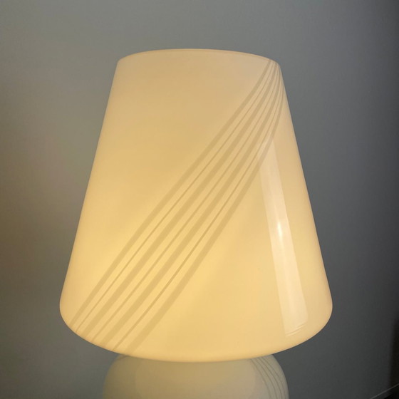 Image 1 of Grande lampada da tavolo a fungo in vetro di Murano italiano, 1960