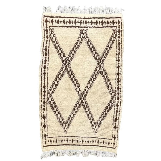 Image 1 of Traditional Handmade Moroccan Wool Rug