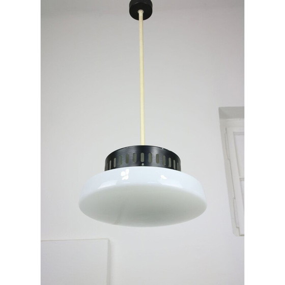 Image 1 of Vintage opaline pendant lamp, Danish