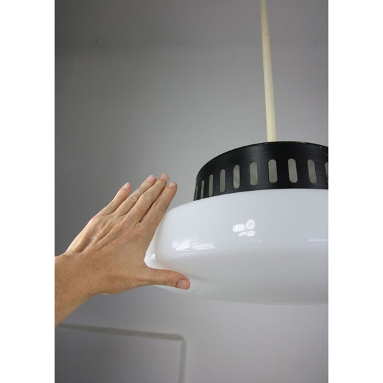 Image 1 of Vintage opaline pendant lamp, Danish