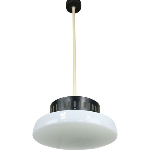 Vintage opaline pendant lamp, Danish