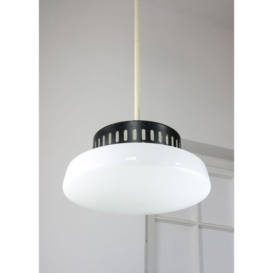 Image 1 of Vintage opaline pendant lamp, Danish