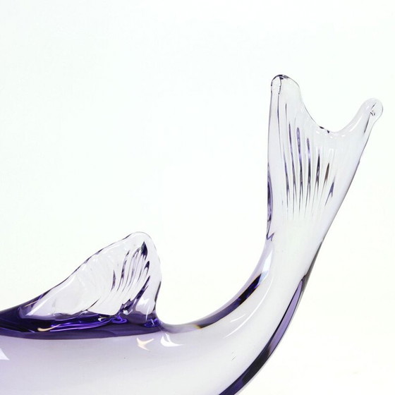 Image 1 of Pesce in vetro vintage di Miloslav Janku