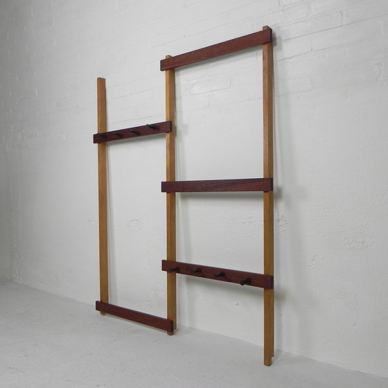 Image 1 of Appendiabiti da parete vintage in vari tipi di legno