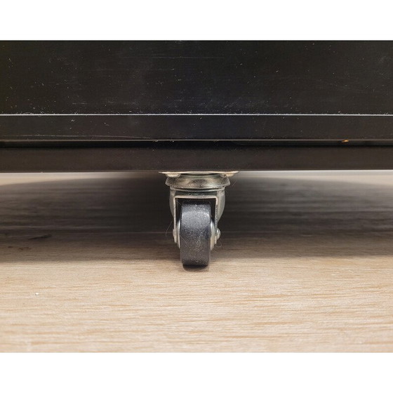 Image 1 of Vintage storage unit in varnished and lacquered wood, 1980