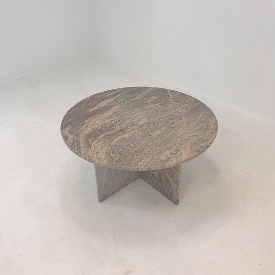 Image 1 of Vintage round coffee table, Italy 1980