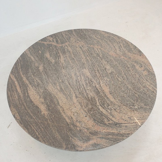 Image 1 of Vintage round coffee table, Italy 1980