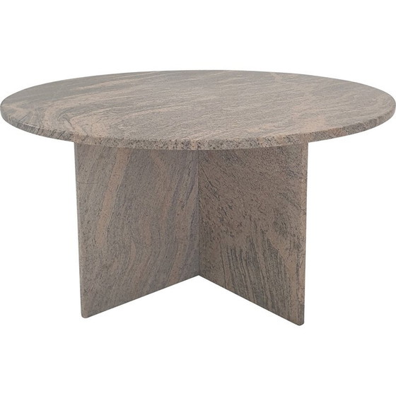 Image 1 of Vintage round coffee table, Italy 1980