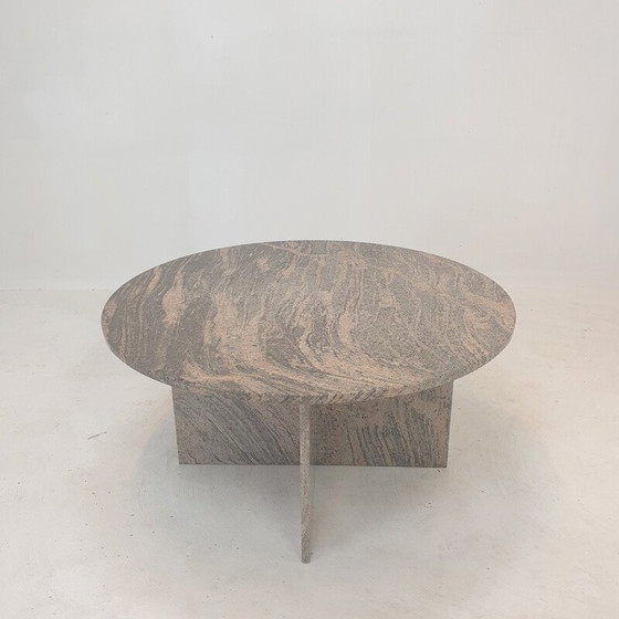 Image 1 of Vintage round coffee table, Italy 1980