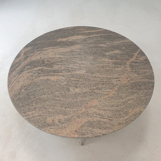 Image 1 of Vintage round coffee table, Italy 1980