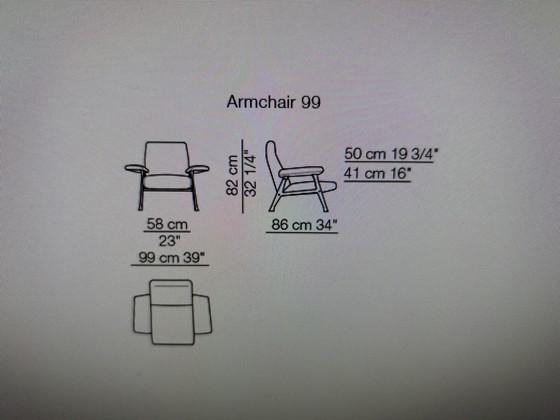 Image 1 of Fauteuil vintage de Roberto Menghi