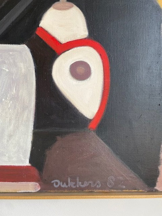 Image 1 of Painting Ed Dukkers - The Mirror