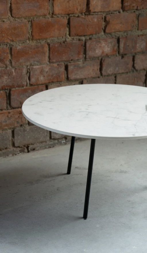 Table basse en céramique - Céramique de Carrare - Ronde - Diamètre 70cm