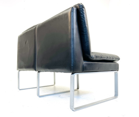 Image 1 of Margarete Klober leather two-seater bench