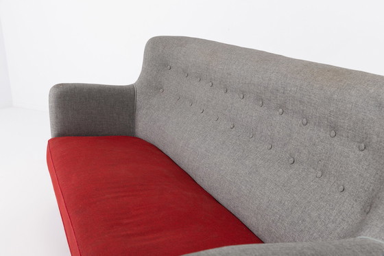 Image 1 of Sculptural Mid-Century Danish Modern sofa, 1950’s