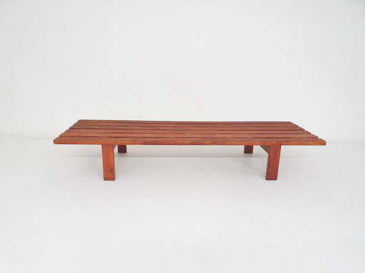 Mid-Century Slat Bench