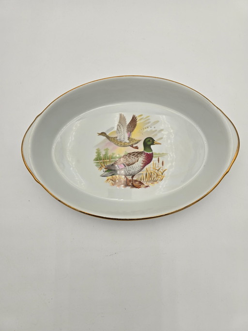 Jacques Cœur "Les Canards" Porcelain Dish