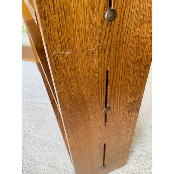 Image 1 of Set of 3 vintage oak shelves, 1960