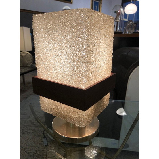 Image 1 of Lampada vintage in resina Jolie lumière tamisée con base in metallo, 1950