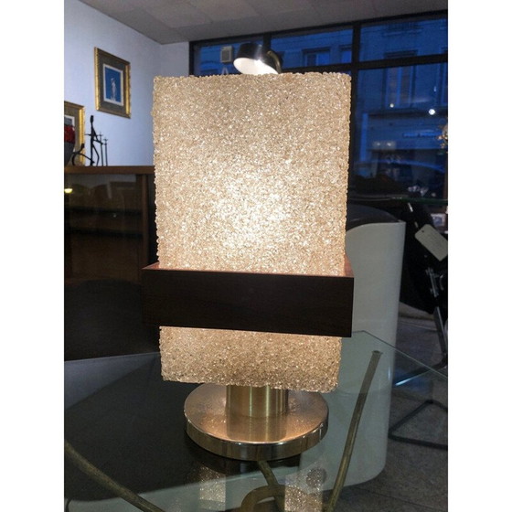 Image 1 of Lampada vintage in resina Jolie lumière tamisée con base in metallo, 1950