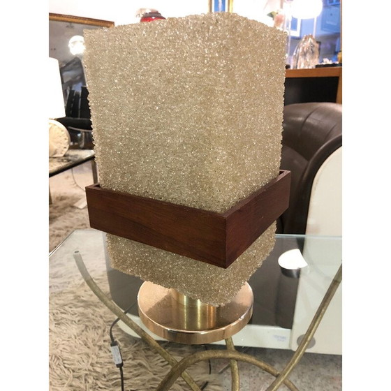 Image 1 of Lampada vintage in resina Jolie lumière tamisée con base in metallo, 1950