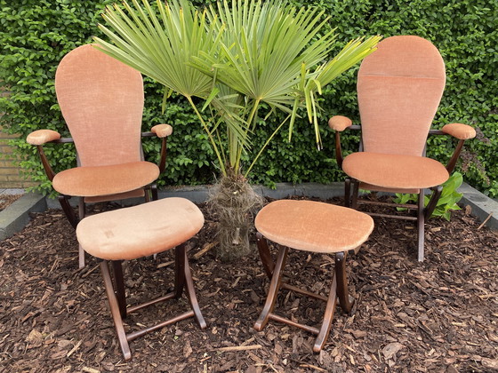 Image 1 of Chaises pliantes vintage françaises