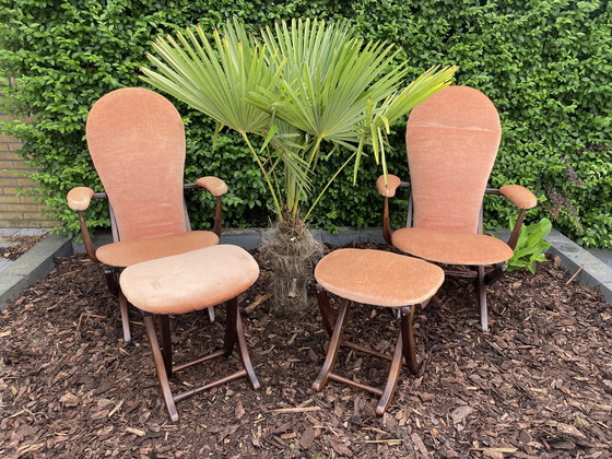 Image 1 of Chaises pliantes vintage françaises