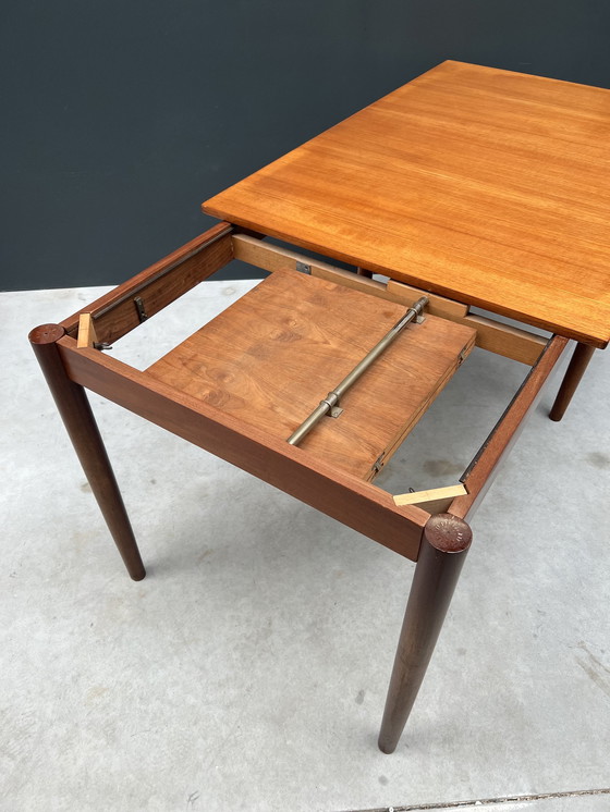 Image 1 of Mid Century dining room table, extendable 