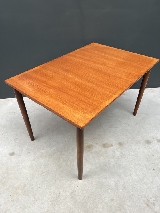 Image 1 of Mid Century dining room table, extendable 