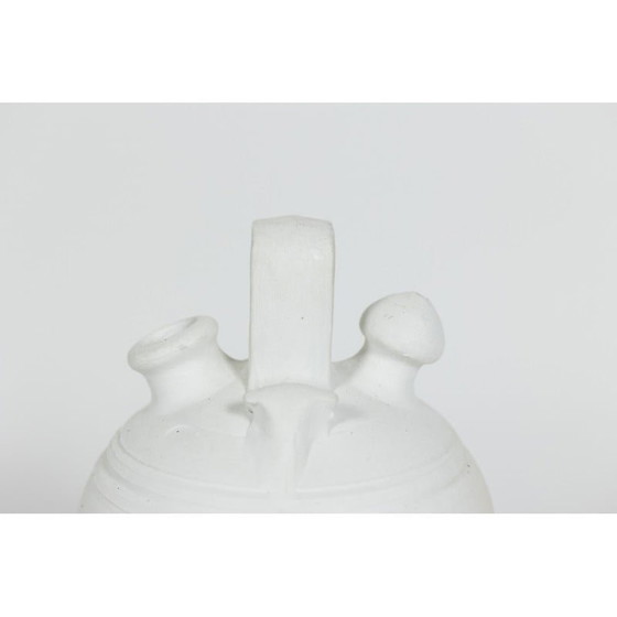 Image 1 of Vintage vase in painted terracotta