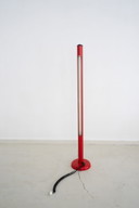 Industrial fluorescent floor lamp