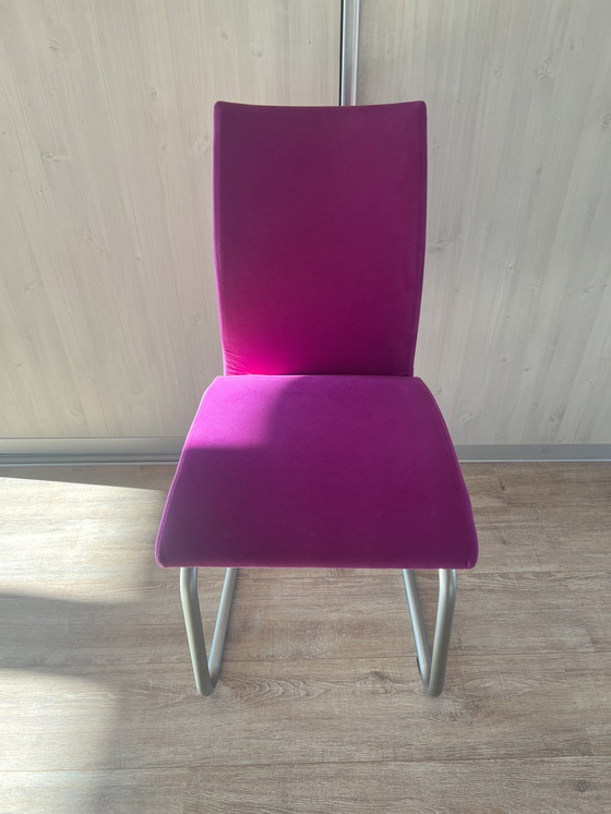 Image 1 of 6x Tonon Tubular Dining Chairs