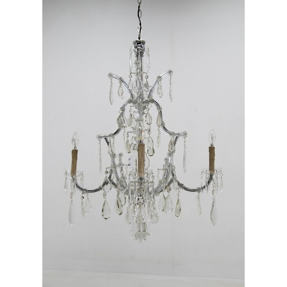 Image 1 of Vintage crystal chandelier of Maria Theresa, Austria 1900