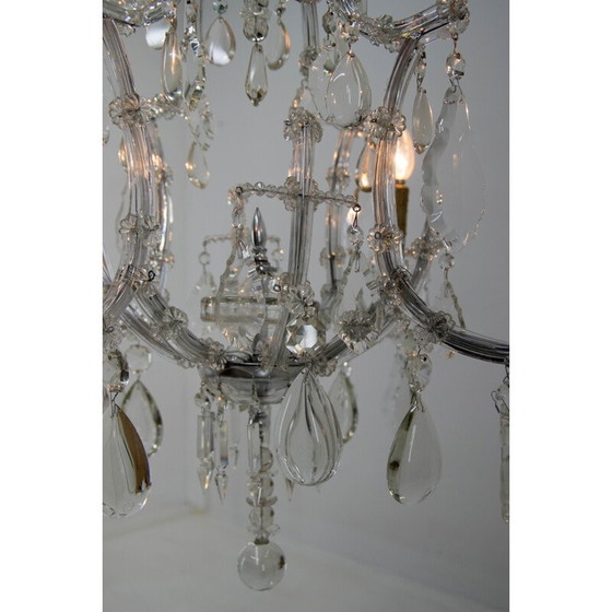 Image 1 of Vintage crystal chandelier of Maria Theresa, Austria 1900