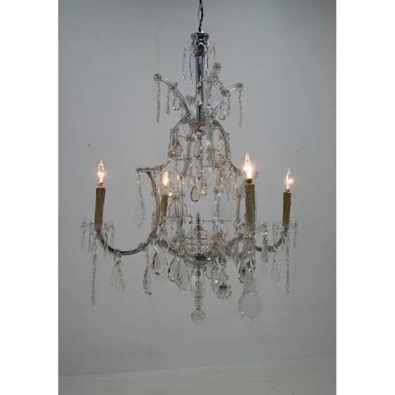 Image 1 of Vintage crystal chandelier of Maria Theresa, Austria 1900