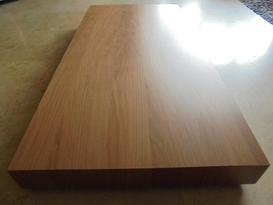 Image 1 of Table basse Natuzzi Novecento W900 en placage.