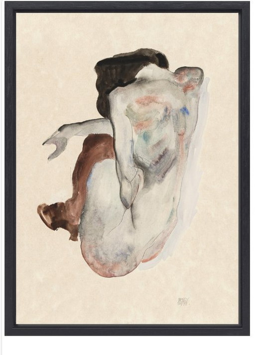 Egon Schiele ----Nude (Framed)