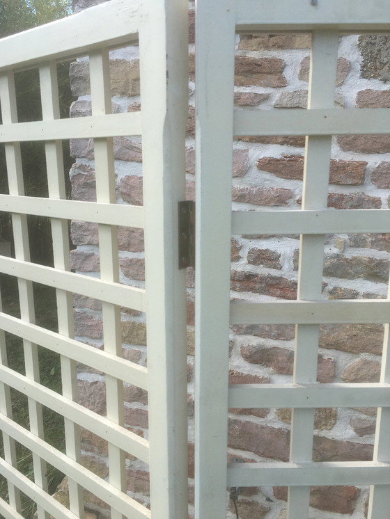 Image 1 of Vintage 3-panel folding screen