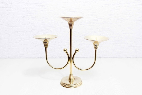 Image 1 of 1960 Art Deco candle holder