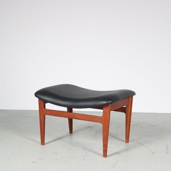 Image 1 of Finn Juhl Ottoman for France & Son, Denmark 1950