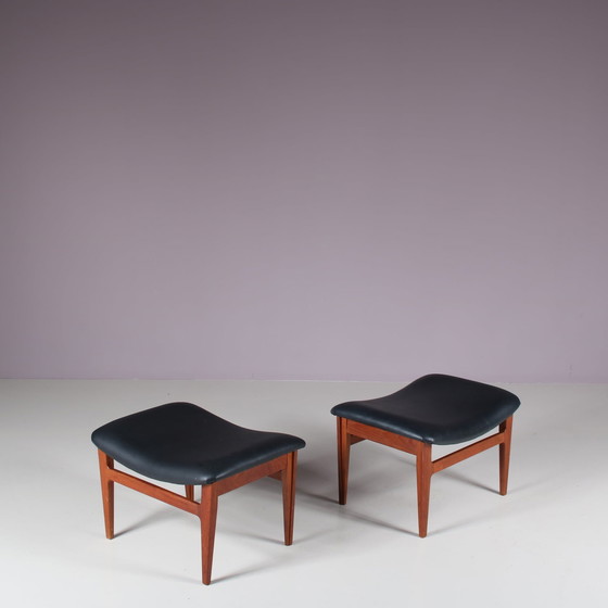 Image 1 of Finn Juhl Ottoman for France & Son, Denmark 1950