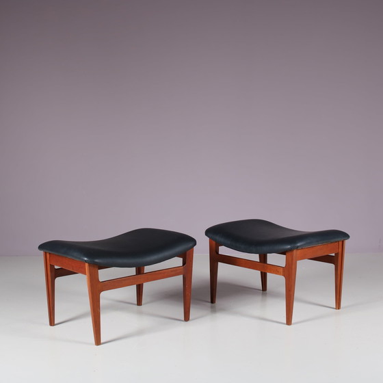 Image 1 of Finn Juhl Ottoman for France & Son, Denmark 1950