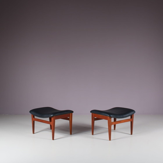 Image 1 of Finn Juhl Ottoman for France & Son, Denmark 1950