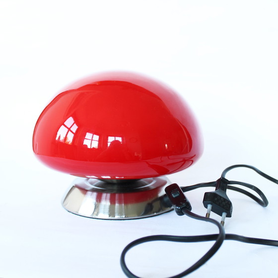 Image 1 of Space Age Red Mushroom Lamp