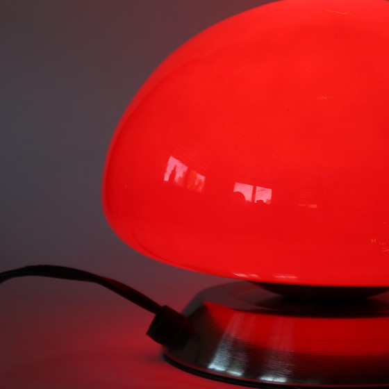 Image 1 of Lampe champignon rouge de l'ère spatiale