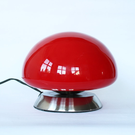 Image 1 of Space Age Red Mushroom Lamp