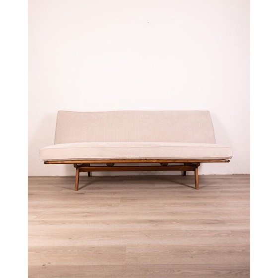 Image 1 of Vintage sofa in teak and gray fabric, Denmark 1960